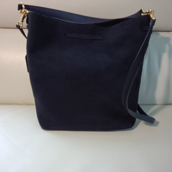 Ralph Lauren Suede Debby Drawstring Tote NWT - Picture 2 of 6